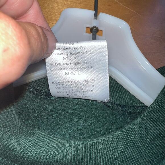 Vtg Mickey & Co Mickey Mouse Embroidered Crewneck Sweatshirt Size Large … - Picture 8 of 11